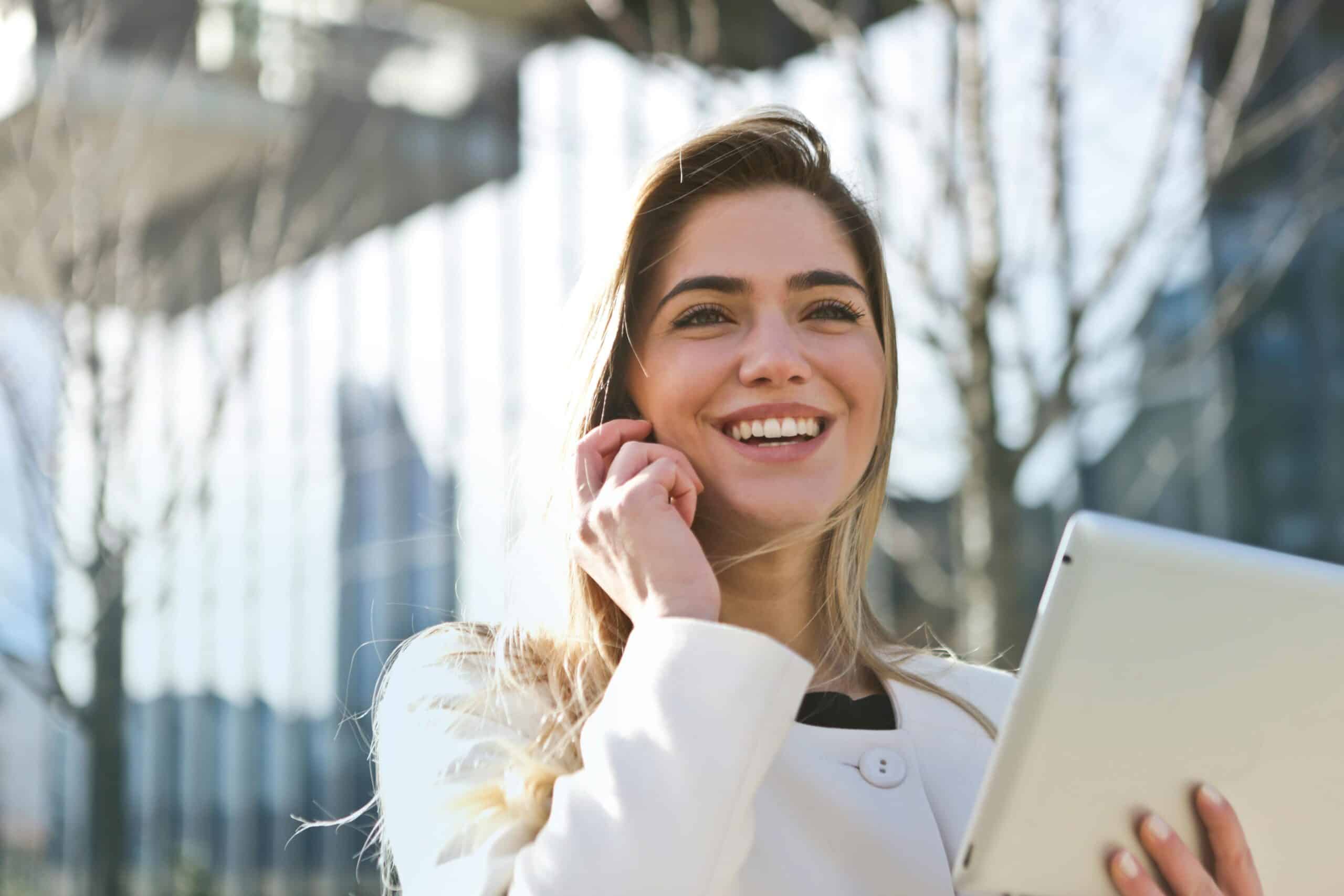 "Smiling woman enjoying improved energy and balance after bio-identical hormone replacement therapy near South Jordan, UT"